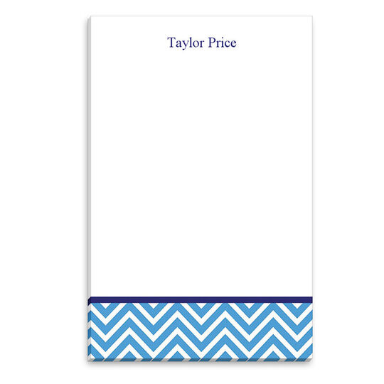 Navy Chevron Notepads